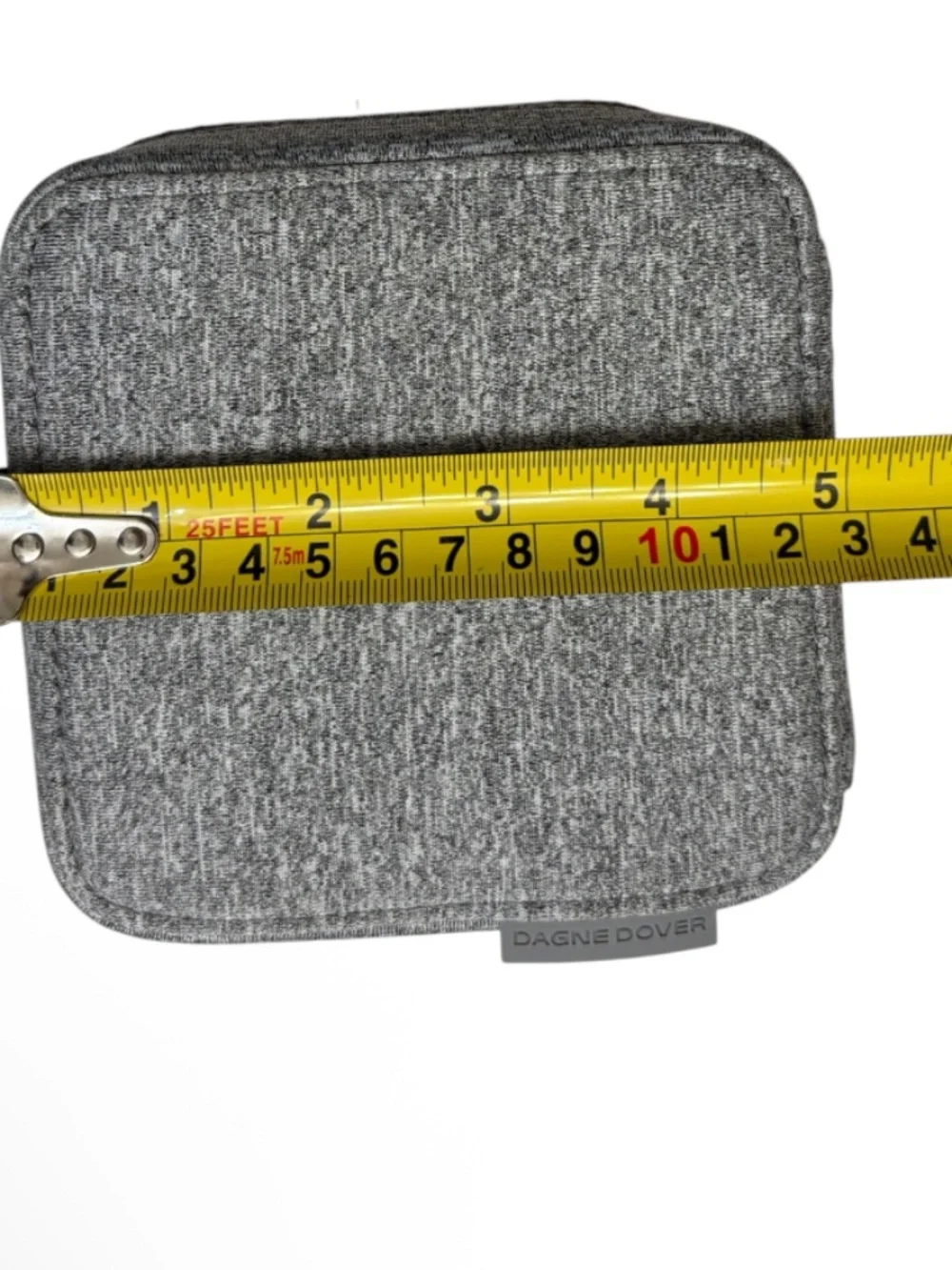 Dagne Dover gray cosmetic case neoprene
